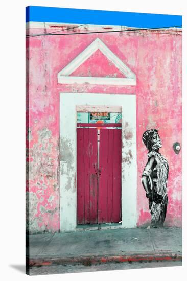 ¡Viva Mexico! Collection - Main entrance Door Closed IX-Philippe Hugonnard-Stretched Canvas