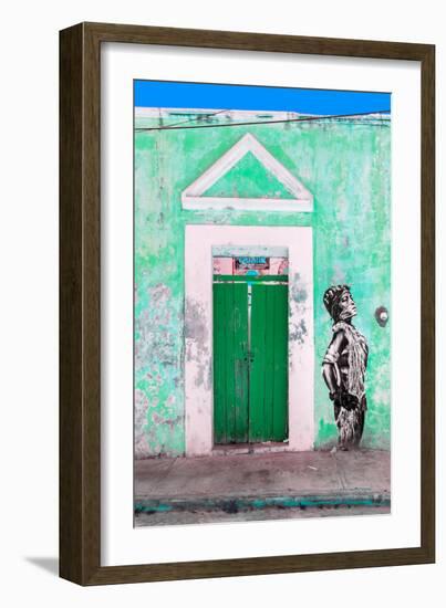 ¡Viva Mexico! Collection - Main entrance Door Closed VI-Philippe Hugonnard-Framed Photographic Print