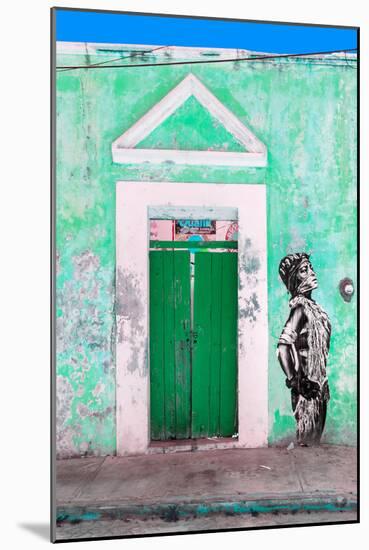 ¡Viva Mexico! Collection - Main entrance Door Closed VI-Philippe Hugonnard-Mounted Photographic Print