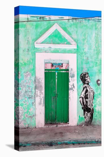 ¡Viva Mexico! Collection - Main entrance Door Closed VI-Philippe Hugonnard-Stretched Canvas