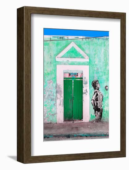 ¡Viva Mexico! Collection - Main entrance Door Closed VI-Philippe Hugonnard-Framed Photographic Print