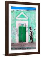 ¡Viva Mexico! Collection - Main entrance Door Closed VI-Philippe Hugonnard-Framed Photographic Print