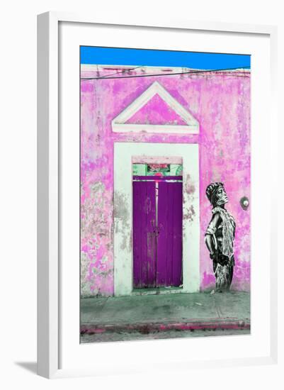 ¡Viva Mexico! Collection - Main entrance Door Closed VII-Philippe Hugonnard-Framed Photographic Print