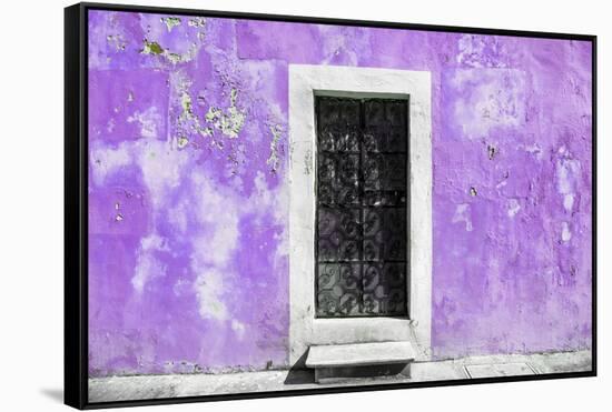 ¡Viva Mexico! Collection - Mauve Wall of Silence-Philippe Hugonnard-Framed Stretched Canvas