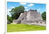 ¡Viva Mexico! Collection - Maya Archaeological Site II - Edzna Campeche-Philippe Hugonnard-Framed Photographic Print