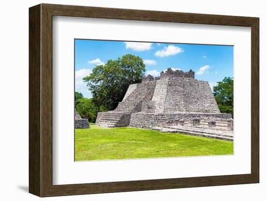 ¡Viva Mexico! Collection - Maya Archaeological Site II - Edzna Campeche-Philippe Hugonnard-Framed Photographic Print