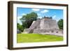 ¡Viva Mexico! Collection - Maya Archaeological Site II - Edzna Campeche-Philippe Hugonnard-Framed Photographic Print