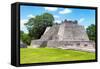 ¡Viva Mexico! Collection - Maya Archaeological Site II - Edzna Campeche-Philippe Hugonnard-Framed Stretched Canvas