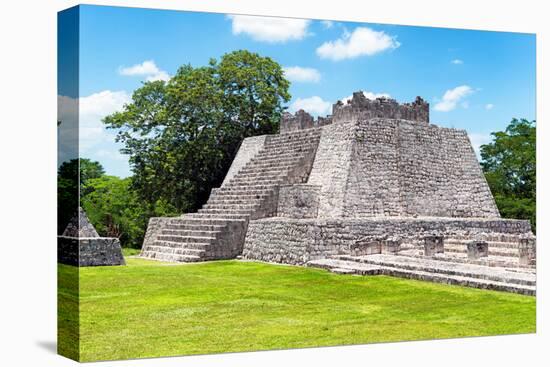 ¡Viva Mexico! Collection - Maya Archaeological Site II - Edzna Campeche-Philippe Hugonnard-Stretched Canvas