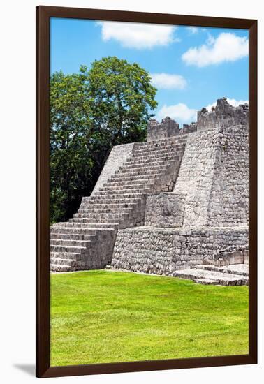 ¡Viva Mexico! Collection - Maya Archaeological Site III - Edzna Campeche-Philippe Hugonnard-Framed Photographic Print