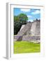 ¡Viva Mexico! Collection - Maya Archaeological Site III - Edzna Campeche-Philippe Hugonnard-Framed Photographic Print