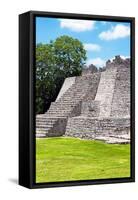 ¡Viva Mexico! Collection - Maya Archaeological Site III - Edzna Campeche-Philippe Hugonnard-Framed Stretched Canvas