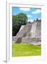 ¡Viva Mexico! Collection - Maya Archaeological Site III - Edzna Campeche-Philippe Hugonnard-Framed Premium Photographic Print