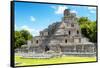 ¡Viva Mexico! Collection - Maya Archaeological Site IV - Edzna Campeche-Philippe Hugonnard-Framed Stretched Canvas