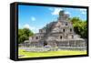 ¡Viva Mexico! Collection - Maya Archaeological Site IV - Edzna Campeche-Philippe Hugonnard-Framed Stretched Canvas