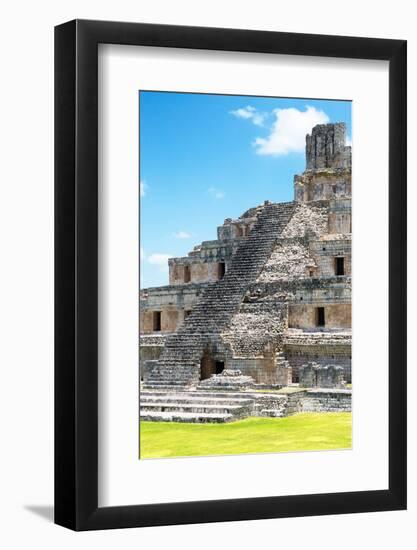 ¡Viva Mexico! Collection - Maya Archaeological Site V - Edzna Campeche-Philippe Hugonnard-Framed Photographic Print