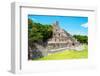 ¡Viva Mexico! Collection - Maya Archaeological Site VI - Edzna Campeche-Philippe Hugonnard-Framed Photographic Print