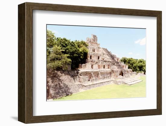 ¡Viva Mexico! Collection - Maya Archaeological Site VII - Edzna Campeche-Philippe Hugonnard-Framed Photographic Print