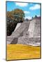 ¡Viva Mexico! Collection - Maya Archaeological Site with Fall Colors III - Edzna Campeche-Philippe Hugonnard-Mounted Photographic Print