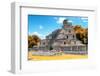 ¡Viva Mexico! Collection - Maya Archaeological Site with Fall Colors IV - Edzna Campeche-Philippe Hugonnard-Framed Photographic Print