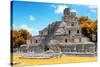 ¡Viva Mexico! Collection - Maya Archaeological Site with Fall Colors IV - Edzna Campeche-Philippe Hugonnard-Stretched Canvas
