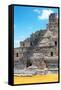 ¡Viva Mexico! Collection - Maya Archaeological Site with Fall Colors V - Edzna Campeche-Philippe Hugonnard-Framed Stretched Canvas