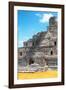 ¡Viva Mexico! Collection - Maya Archaeological Site with Fall Colors V - Edzna Campeche-Philippe Hugonnard-Framed Photographic Print