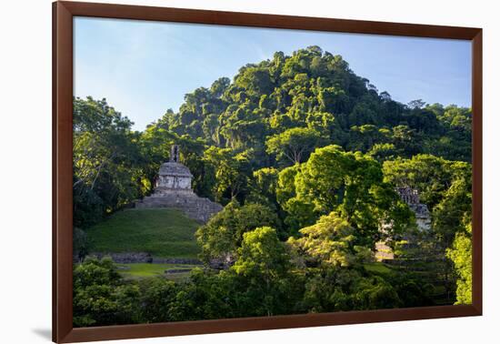 ¡Viva Mexico! Collection - Mayan Ruins at Sunsrise - Palenque-Philippe Hugonnard-Framed Photographic Print