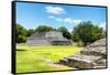 ¡Viva Mexico! Collection - Mayan Ruins - Edzna-Philippe Hugonnard-Framed Stretched Canvas