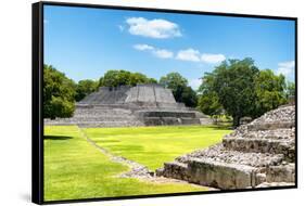 ¡Viva Mexico! Collection - Mayan Ruins - Edzna-Philippe Hugonnard-Framed Stretched Canvas