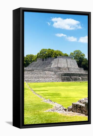 ¡Viva Mexico! Collection - Mayan Ruins II - Edzna-Philippe Hugonnard-Framed Stretched Canvas