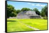 ¡Viva Mexico! Collection - Mayan Ruins III - Edzna-Philippe Hugonnard-Framed Stretched Canvas