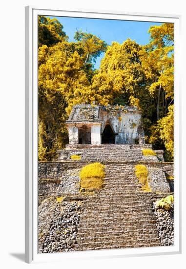 ¡Viva Mexico! Collection - Mayan Ruins in the Forest II-Philippe Hugonnard-Framed Premium Photographic Print