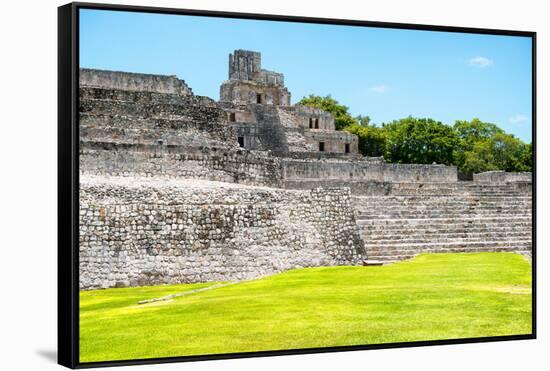 ¡Viva Mexico! Collection - Mayan Ruins IV - Edzna-Philippe Hugonnard-Framed Stretched Canvas