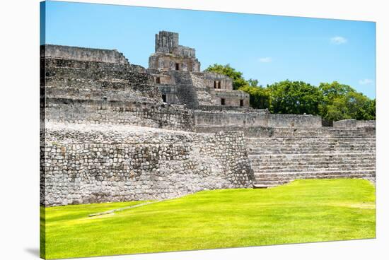 ¡Viva Mexico! Collection - Mayan Ruins IV - Edzna-Philippe Hugonnard-Stretched Canvas