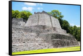 ¡Viva Mexico! Collection - Mayan Ruins V - Edzna-Philippe Hugonnard-Framed Stretched Canvas