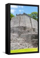 ¡Viva Mexico! Collection - Mayan Ruins VII - Edzna-Philippe Hugonnard-Framed Stretched Canvas