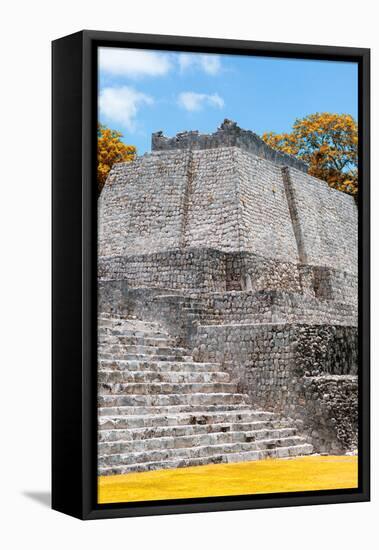 ¡Viva Mexico! Collection - Mayan Ruins VIII - Edzna-Philippe Hugonnard-Framed Stretched Canvas