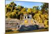 ¡Viva Mexico! Collection - Mayan Ruins with Fall Colors in Palenque-Philippe Hugonnard-Mounted Photographic Print