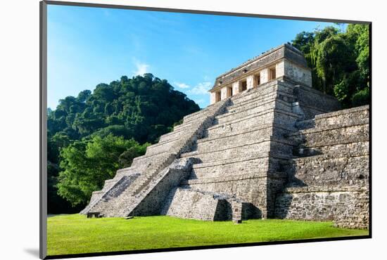 ¡Viva Mexico! Collection - Mayan Temple of Inscriptions - Palenque-Philippe Hugonnard-Mounted Photographic Print