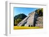 ¡Viva Mexico! Collection - Mayan Temple of Inscriptions with Fall Colors - Palenque-Philippe Hugonnard-Framed Photographic Print