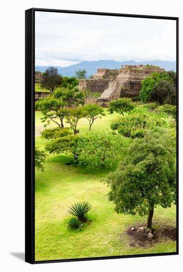 ¡Viva Mexico! Collection - Mayan Temple of Monte Alban II-Philippe Hugonnard-Framed Stretched Canvas