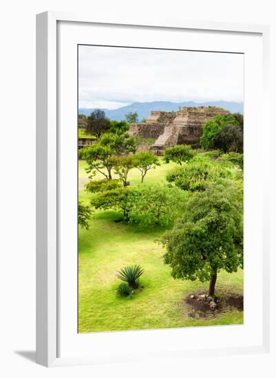 ¡Viva Mexico! Collection - Mayan Temple of Monte Alban II-Philippe Hugonnard-Framed Photographic Print