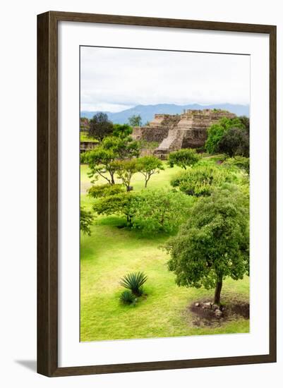 ¡Viva Mexico! Collection - Mayan Temple of Monte Alban II-Philippe Hugonnard-Framed Photographic Print