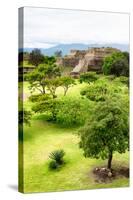 ¡Viva Mexico! Collection - Mayan Temple of Monte Alban II-Philippe Hugonnard-Stretched Canvas