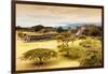 ¡Viva Mexico! Collection - Mayan Temple of Monte Alban with Fall Colors-Philippe Hugonnard-Framed Photographic Print