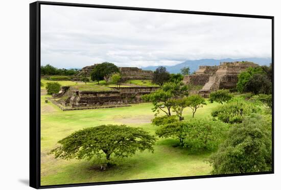 ¡Viva Mexico! Collection - Mayan Temple of Monte Alban-Philippe Hugonnard-Framed Stretched Canvas