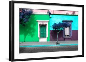 ¡Viva Mexico! Collection - Mexican Colorful Facades II-Philippe Hugonnard-Framed Photographic Print