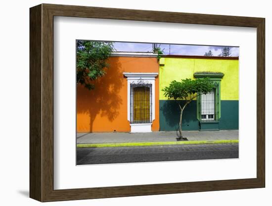 ¡Viva Mexico! Collection - Mexican Colorful Facades V-Philippe Hugonnard-Framed Photographic Print