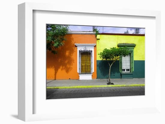 ¡Viva Mexico! Collection - Mexican Colorful Facades V-Philippe Hugonnard-Framed Photographic Print